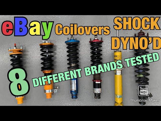 8 BRANDS OF COILOVERS ON THE SHOCK DYNO!!! WORLD FIRST TEST