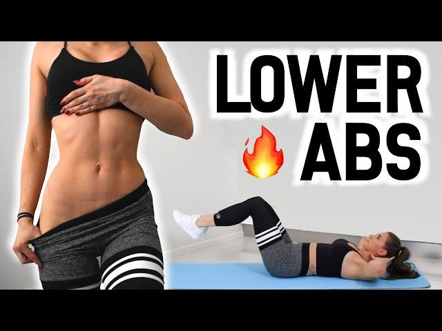 2 WEEK INTENSE LOWER ABS CHALLENGE  | Get Rid of Muffin Top | Home Workout - No Equipment