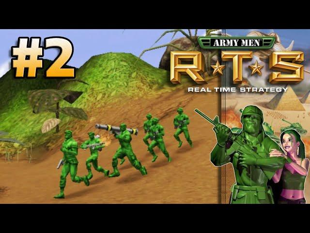 Army Men RTS - Mission 2 - Behind The Tan Curtain - Gameplay Walkthrough