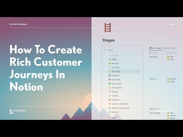 Using Notion To Create Compelling Customer Journeys [Template Included]