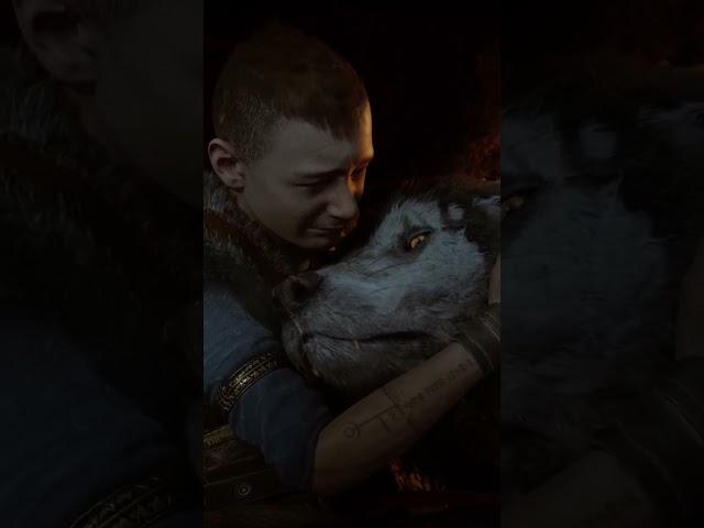 FENRIR'S DEATH IS SO SAD #godofwar #godofwarragnarok #shorts