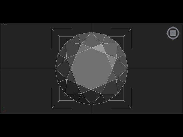 Diamond 3Ds Max modeling