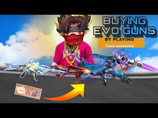 Solo tournament for purchasing evo gun  very interesting video #freefire