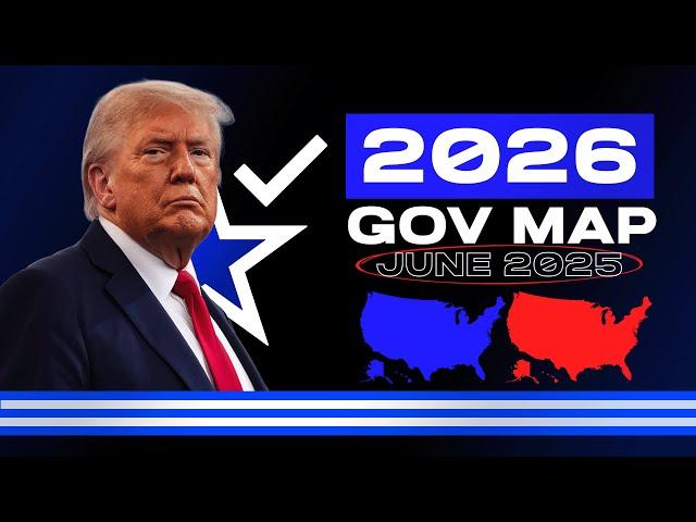The 2026 Governor Elections as of June 16th, 2025