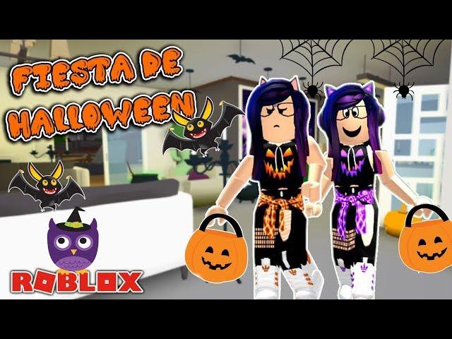 DECORANDO MI CASA DE HALLOWEEN EN BLOXBURG | CON MI GEMELA MALVADA