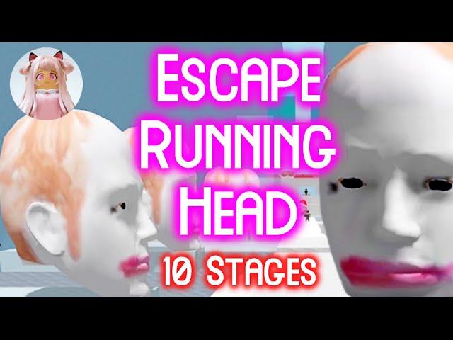 Roblox Escape Running Head 10 Stages [Stage 1 to Stage 10] No Death Gameplay Full Walkthrough