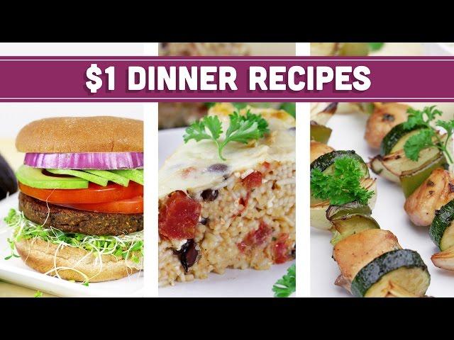 Healthy $1 Dinner Recipes - Easy Budget Meals! - Mind Over Munch