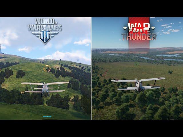 World Of Warplanes VS War Thunder (I-15 Seagull)