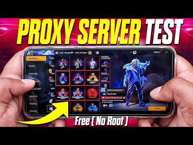 I Test Free Fire Proxy Server On Android (No Root)