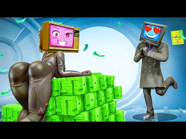 TV Woman LOVE STORY! TV MAN Saves TV Woman from Skibidi Toilets |  Garry's Mod!