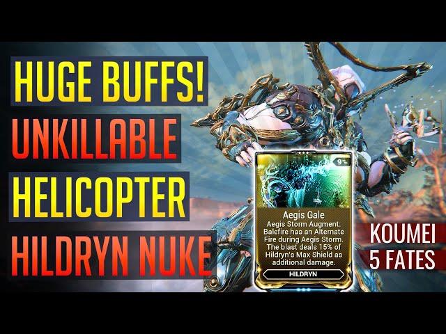 Buffed! Unkillable Helicopter Hildryn Nuke! | Koumei & The 5 Fates