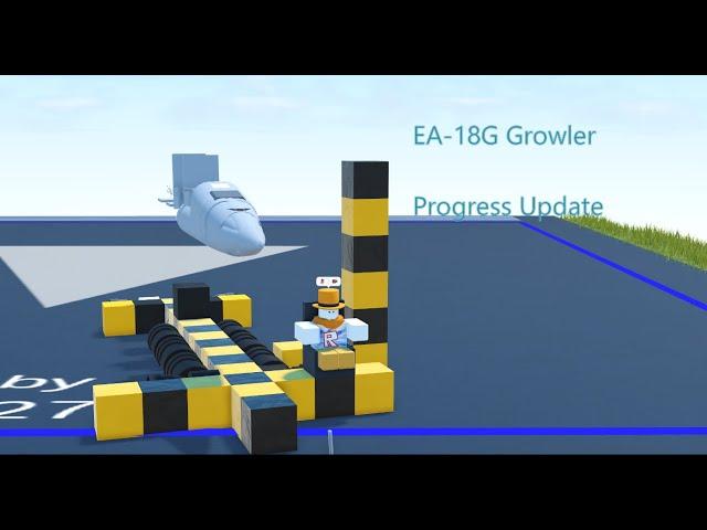 EA-18G Growler progress update |Roblox, Plane Crazy|