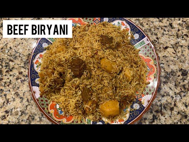 TASTY BEEF BIRYANI RECIPE