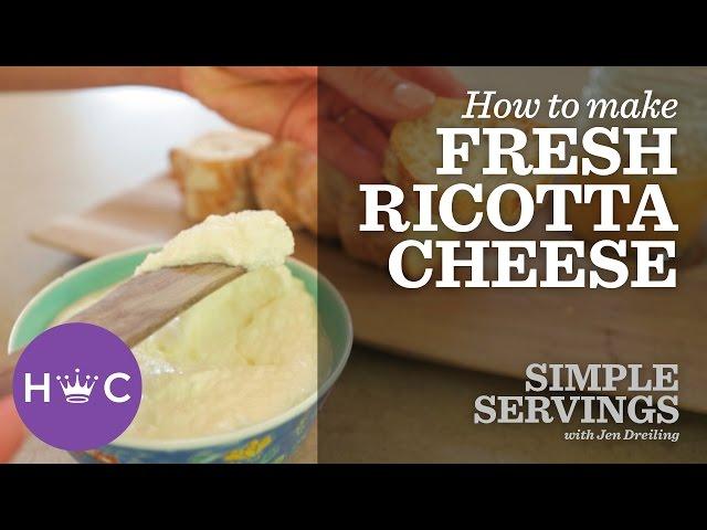 How to Make Ricotta Cheese | Simple Servings