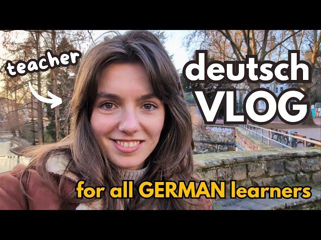 Learn German Naturally: A Winter Day in Germany | Immersive VLOG