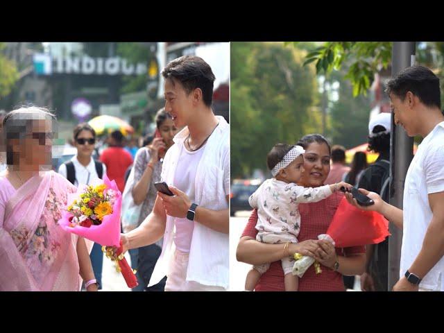 Surprising Mothers in Church street with bouquets | Mother’s Day Special Vlog