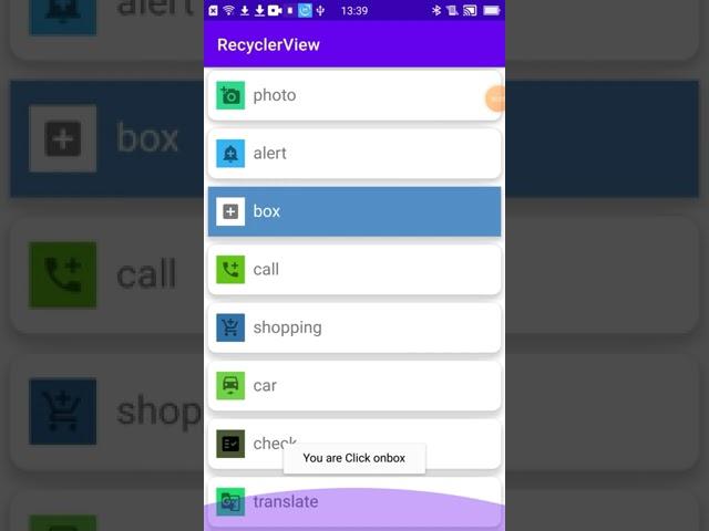 Android Studio Demo | RecyclerView with CardView in android