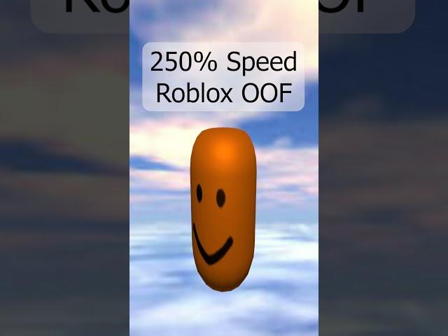 Roblox Oof Sound Effect, but It Gradually Gets Faster #shorts