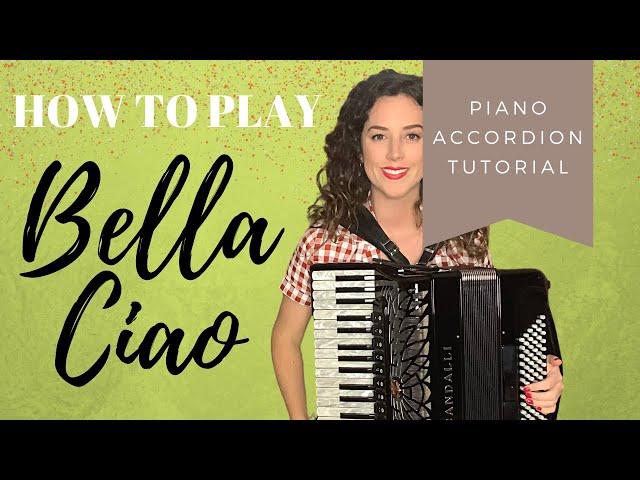 [Accordion Tutorial] Bella Ciao - EASY song for beginners