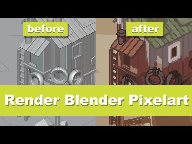 Making advanced Pixelart in Blender [Tutorial]