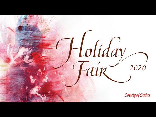 Society of Scribes 2020 Holiday Fair