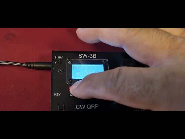 SW3B QRP CW portable transceiver-Short presentation .