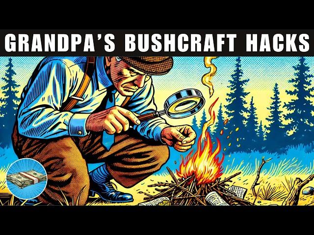 Grandpa's 33 Survival and Bushcraft HACKS you probably didn't know!