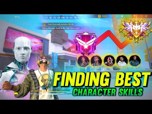 Finding best character combination for br rank grandmaster | Solo Rank Push Tips And Tricks