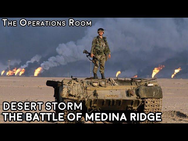 Desert Storm - The Ground War, Days 4 & 5 - The Battle of Medina Ridge and Victory - Animated