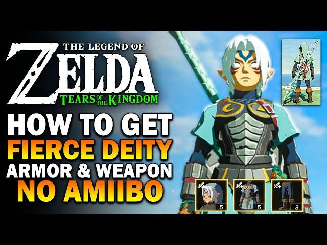 How To Get The Fierce Deity Armor & Sword WITHOUT AMIIBO! Zelda Tears Of The Kingdom - TOTK Armor