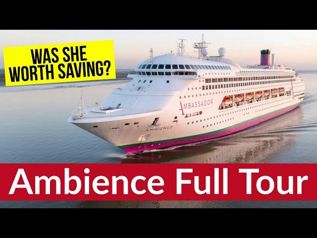 Full Tour of Ambassador Cruises AMBIENCE! Was Ambience Worth Saving? See for yourself!