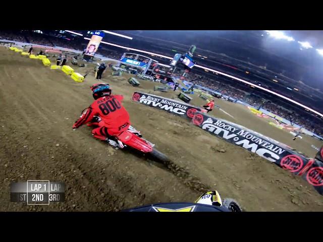 GoPro: Dean Wilson 450 Heat Race Win 2019 Monster Energy Supercross from Indianapolis