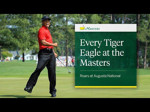 Every Tiger Woods Eagle at the Masters