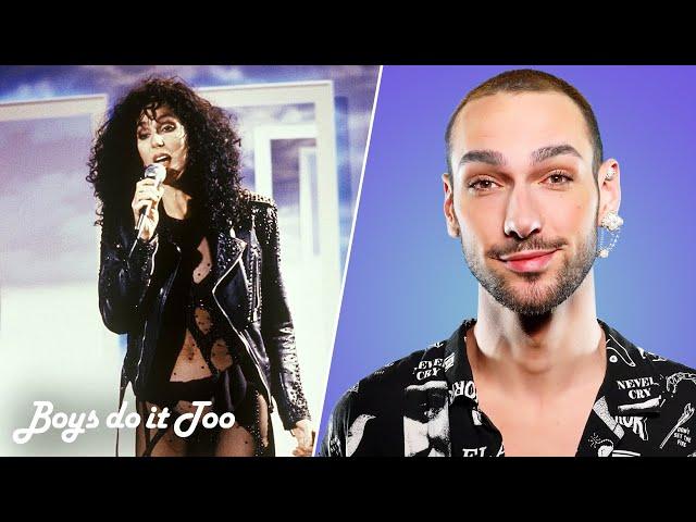 CHER-INSPIRED DRAG TUTORIAL | La Grande Dame | Boys Do It Too