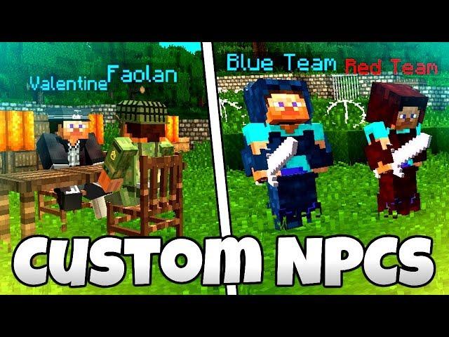 FACTIONS, SCRIPTS and DIALOGUES! - Minecraft Custom NPCs Mod Tutorial