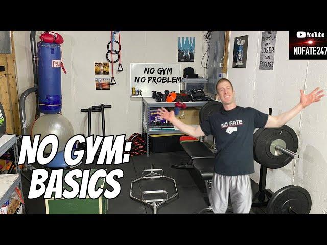 How to Train at Home with No Gym | Home Gym Setup | Home Gym Tour