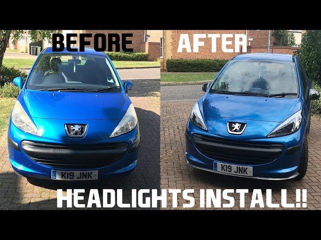 How to install new headlights!!