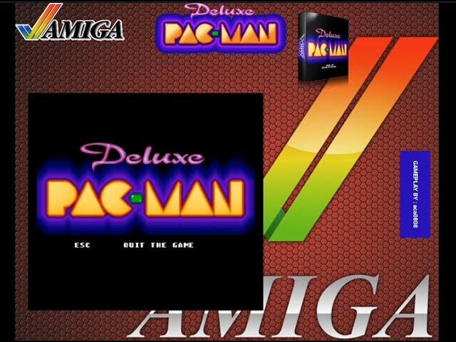 COMMODORE AMIGA # DELUXE PACMAN (EDGAR M. VIGDAL , 1995.) # 299.415 PTS. # NORMAL LEVEL #