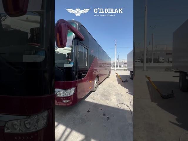  G'ildirakni ta'mirlash ustaxonasida  avtobuslarni shinasini ham ta'mirlab beramiz!