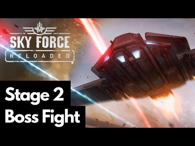 Sky Force Reloaded - Stage 2 - Boss Fight #Shorts