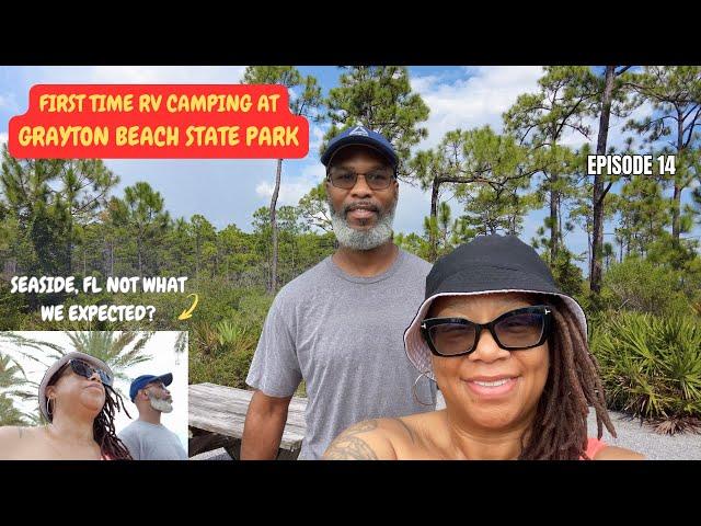 FINALLY RV CAMPING AT GRAYTON BEACH STATE PARK! + BIKE RIDE TO SEASIDE, FL #rvcamping #floridalife