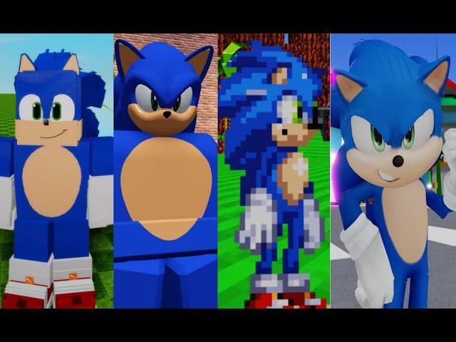 Movie Sonic in Sonic Roblox Fangames