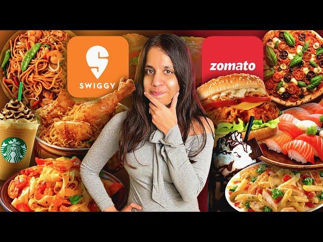 BEST RATED Food Challenge  - Zomato VS Swiggy | @sosaute