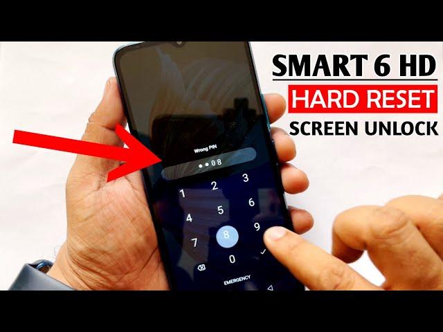 Infinix SMART 6/6 HD :- How to Screen Unlock/Hard Reset??  2023 Easy Trick with Keys