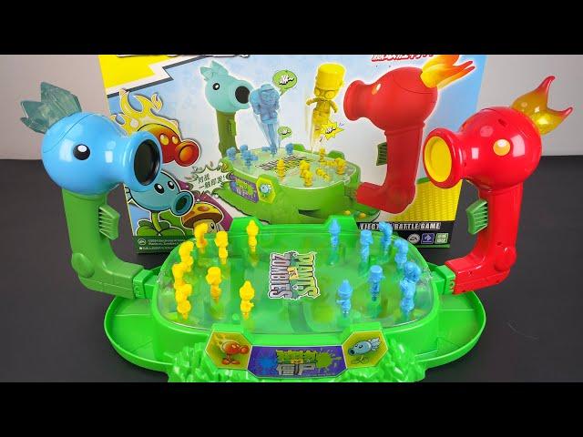 6 Minute Unboxing ASMR Plants vs. Zombies Pinball Shooter Zombie Toy Set | Toy Review