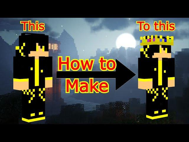 How to get Technoblades crown on your minecraft skin