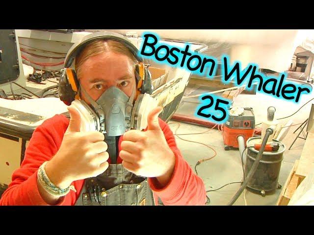 Transom Replacement ~ Cutting The Fiberglass And Removing The Old Core