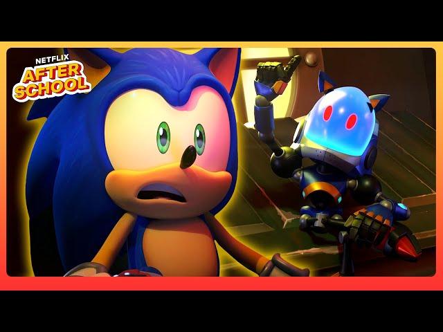 Chaos Sonic Being Chaotic for +3 Minutes Straight  Sonic Prime | Netflix After School