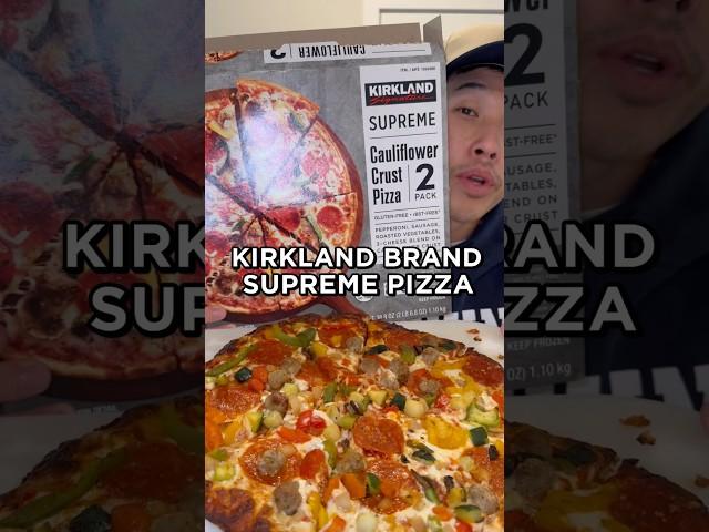 Rating a Supreme Cauliflower Pizza (Kirkland) from Costco