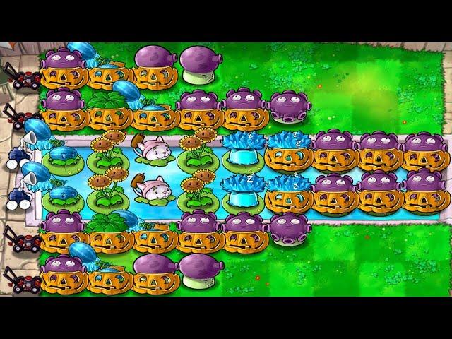 Plants vs Zombies Survival Endless 10000 plus Flags - Cobless Strategy